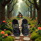 1Pair Black 1/12 Miniature Men Shoes Dollhouse Decoration Accessories, for DIY Fairy Garden Micro Landscaping Decor