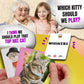 Name that Kitty - Fun Cat Game for Kids That's Great for Family Game Night | 100 Card Cat Themed Toy for Girls and Boys | Easy to Play