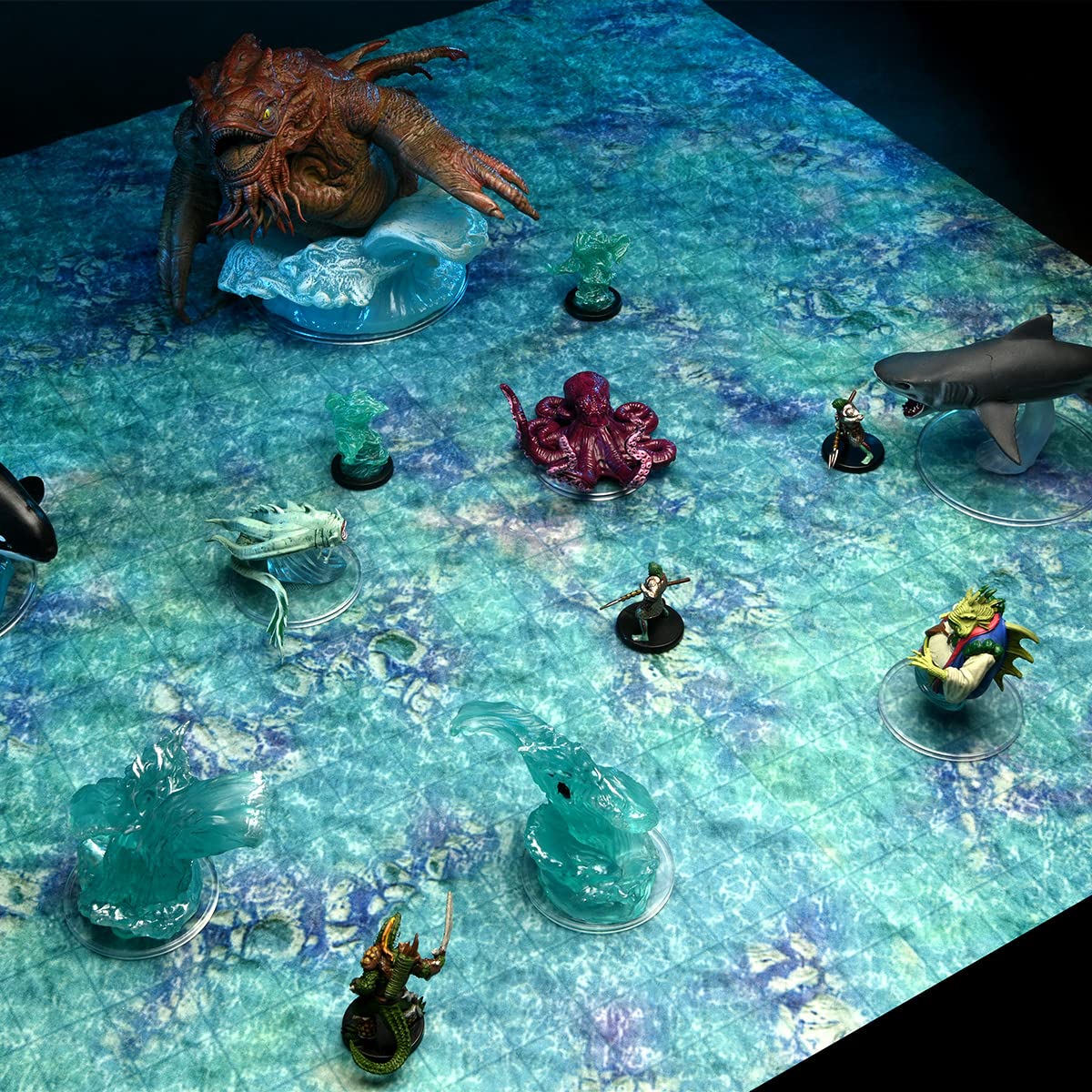 Warlock Tiles: Game Mat - Subterranean Lake