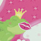 STICKAMAJIGGER Kiss the Frog Princess Party Peel & Stick Poster with 24 Pre Cut Restickable Game Pieces Reusable Classroom Activity or Birthday Fun