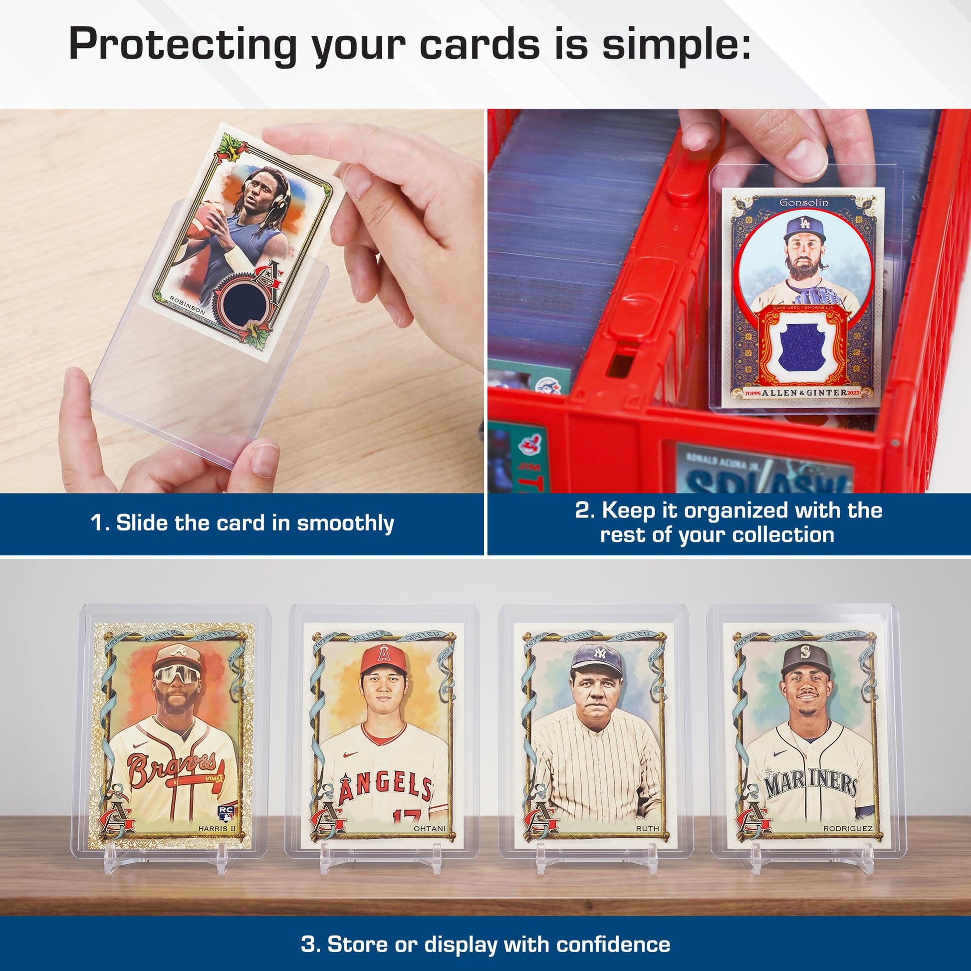 BCW 59 PT Thick Card Top Loaders | Protective Thick Toploaders for Trading Cards Up to 59PT | Rigid Card Toploader for Memorabilia & Collectibles |