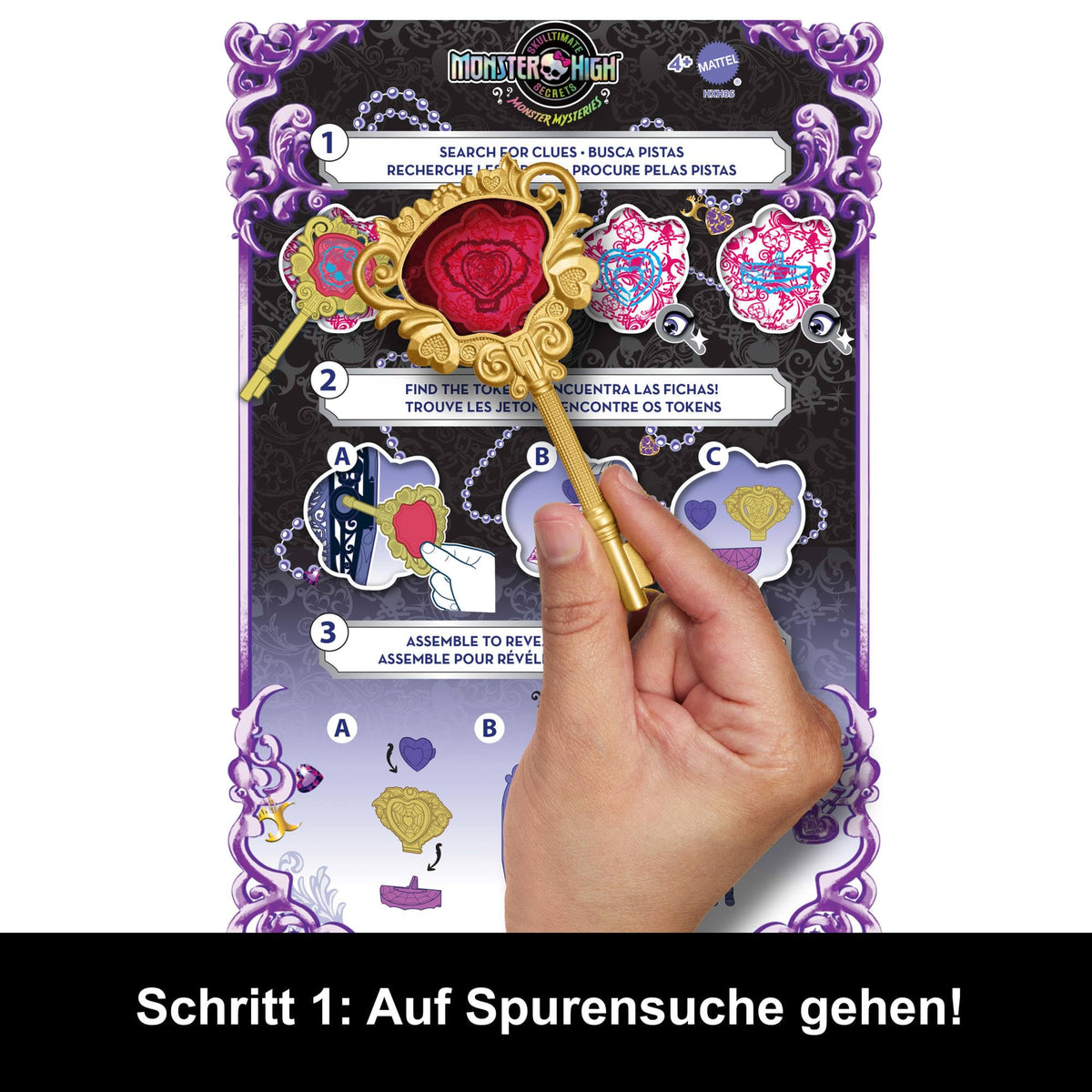 Monster High Skulltimate Secrets Clawdeen Wolf Doll with Wardrobe and 19 Fashion Surprise Accessories, Toy +4 Years (HXH85)