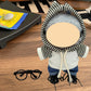 17cm Doll Striped Hoodies Clothes Outfit Set, Chic Style Accessories Suit Set for Standing/Sitting or Any 17cm/6.7inch Doll (Striped Hoodie/Blue Denim