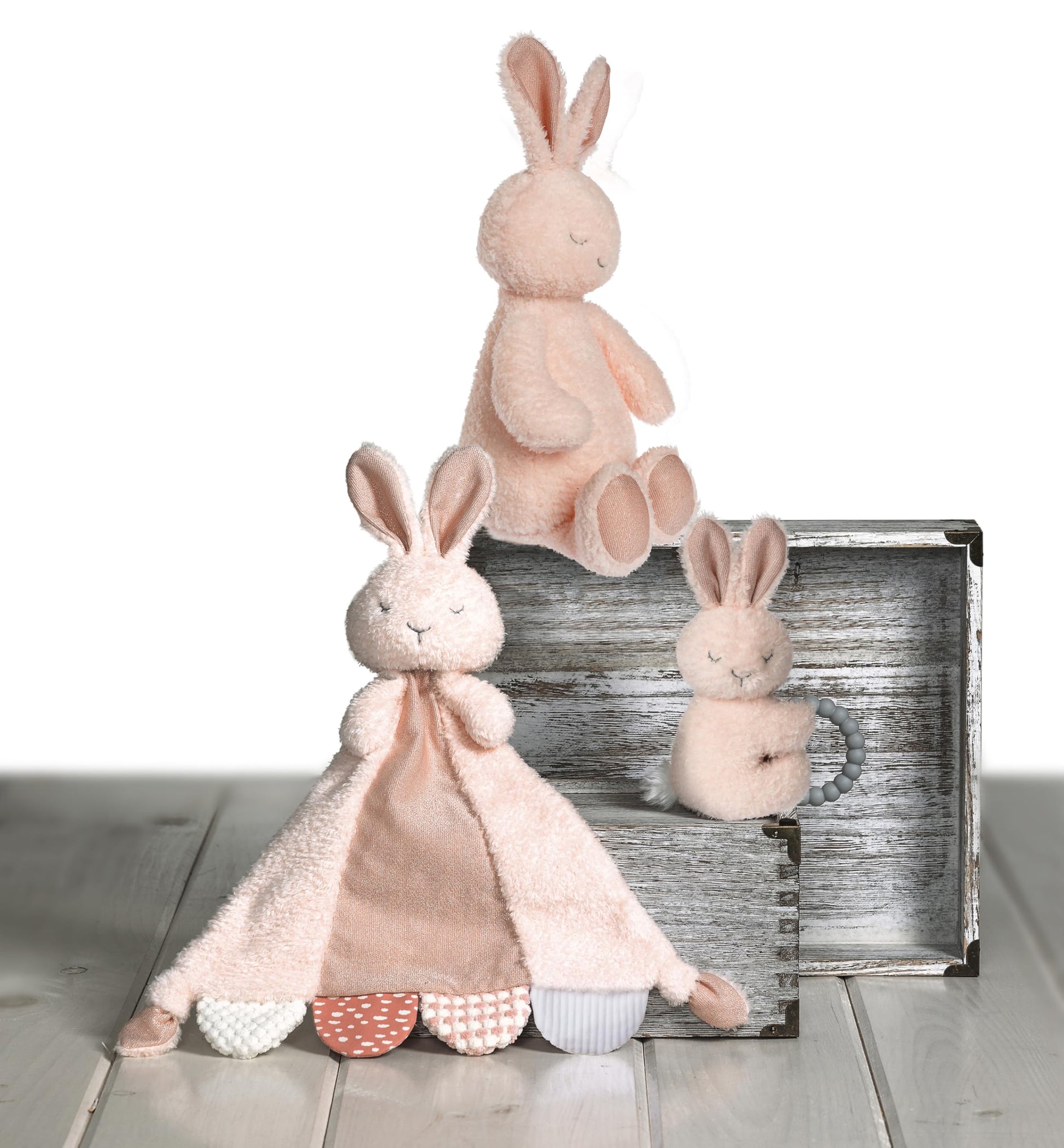 Mary Meyer Stuffed Animal Huggable Plush Soft Toy, 12-Inches, Pink Sweet Dreams Bunny