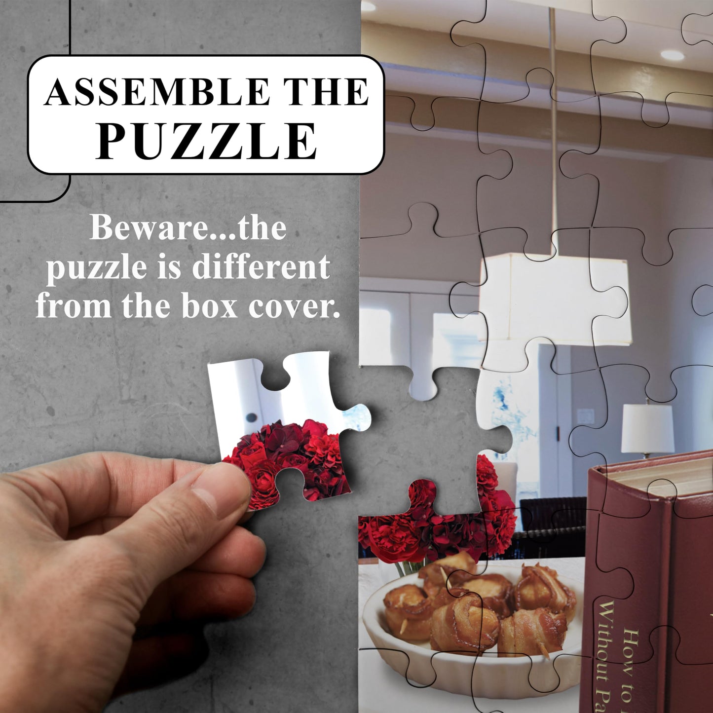 Bepuzzled Classic Mystery Recipe For Murder Jigsaw Puzzle by University Games |Comes with Murder Mystery and Jigsaw Puzzle | 1,000 Piece Jigsaw |
