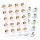 Fiesta Taco or Burrito Gender Reveal Stickers - 40 Labels (20 of Each Design)