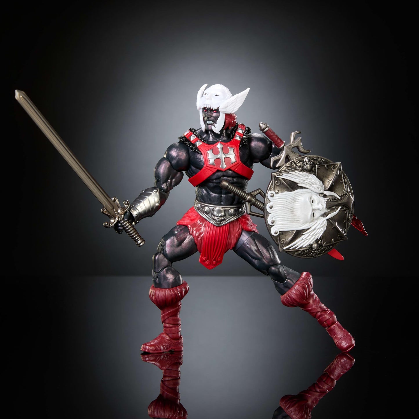 Masters of The Universe Masterverse Action Figure Anti-Eternia He-Man, 7 Inch Motu Toy, 30 Points Articulation, Removable Armor & Weapon Accessories