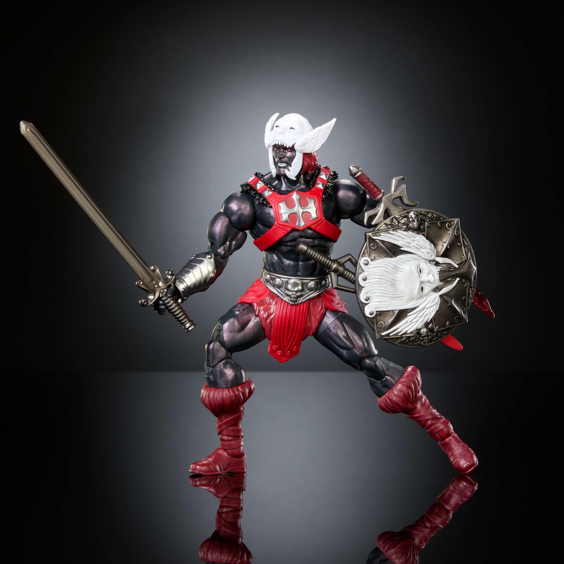 Masters of The Universe Masterverse Action Figure Anti-Eternia He-Man, 7 Inch Motu Toy, 30 Points Articulation, Removable Armor & Weapon Accessories
