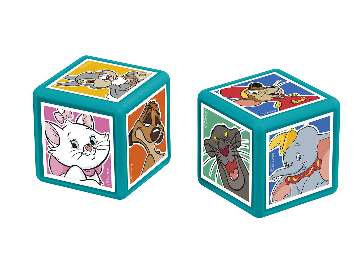 Top Trumps Disney Animals Match Board Game, Play with Simba, Patch, Bambi, Dumbo and Thumper, educational travel game, gift and toy for boys and girls
