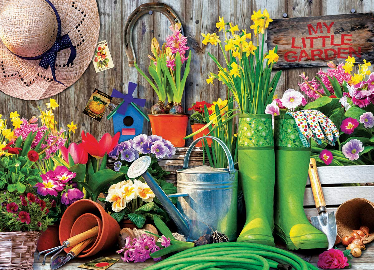 EuroGraphics (EURHR Garden Tools 1000Piece Puzzle 1000Piece Jigsaw Puzzle (6000-5391) , Green