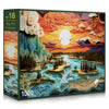 Big Sky Country (No. 18) - 1000 Piece Nature Jigsaw Puzzle for Adults | Printed in USA | Satin Low-Glare Finish | Random Ribbon Cut | Bonus Poster |