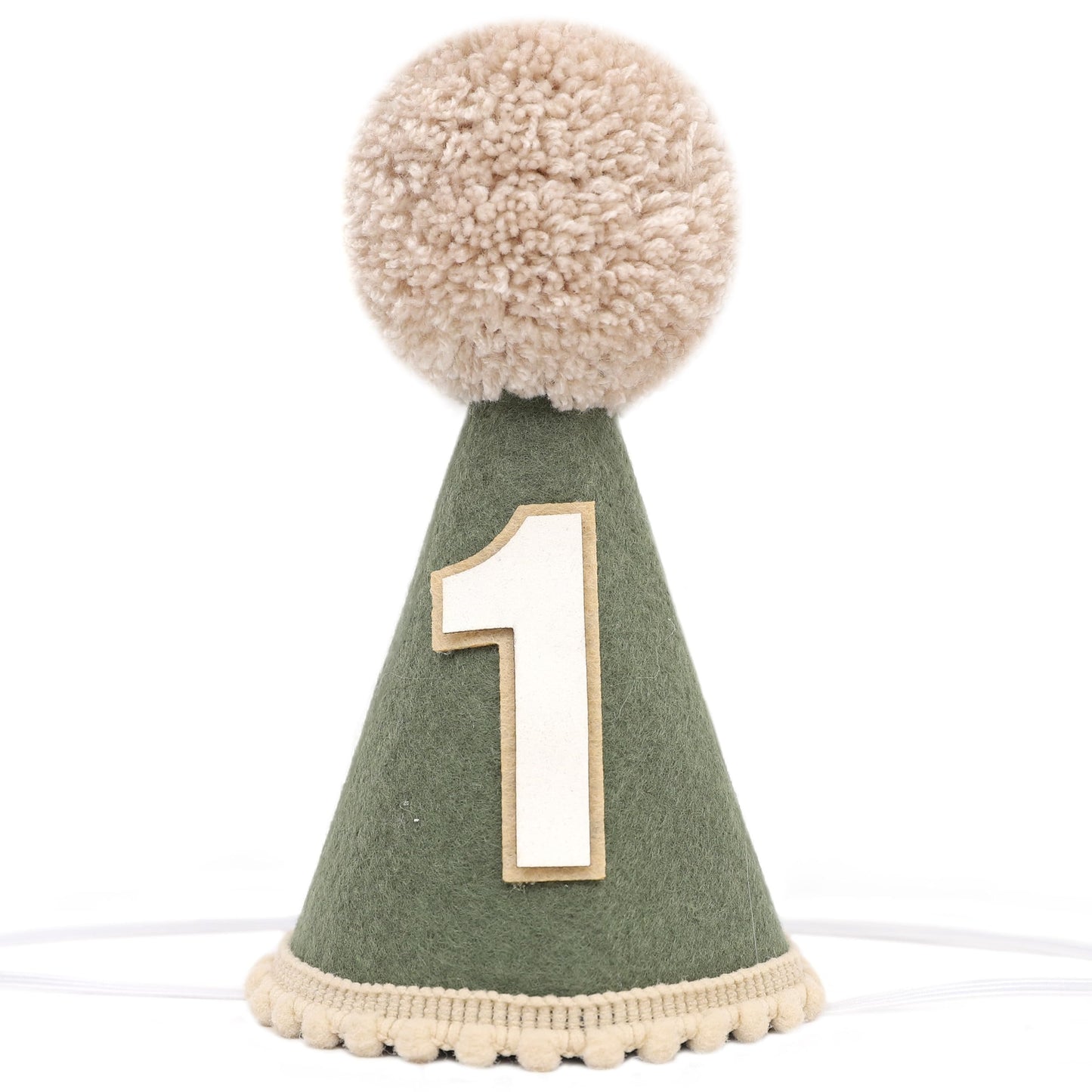 Agvgaza Wild One Birthday Hat - Wild Woodland First Birthday Decorations, Deep Green Hat, Safari Jungle Crown Photo Props Cake Smash for Baby Boys