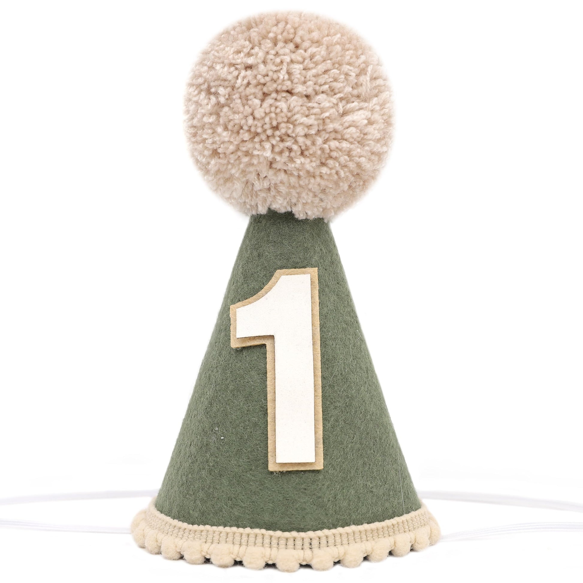 Agvgaza Wild One Birthday Hat - Wild Woodland First Birthday Decorations, Deep Green Hat, Safari Jungle Crown Photo Props Cake Smash for Baby Boys