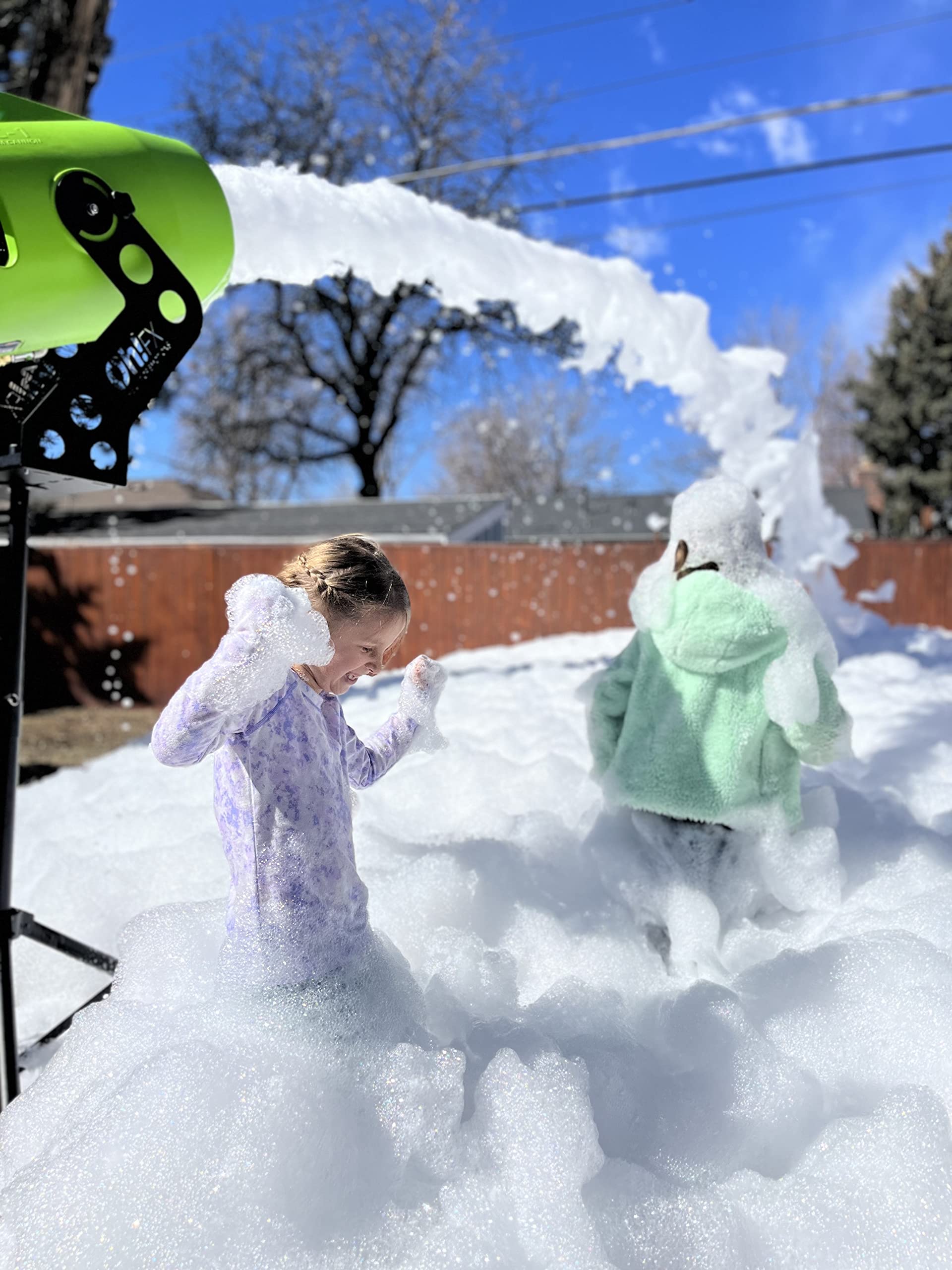 Foam Powder Pack of 2, Makes up to 240 Gallons of Foam Party Fun for Foam Machines by Dr. Party