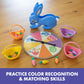 Educational Insights Hoppy Floppy's Happy Hunt - Toddler Board Games Ages 3-5, Early Learning Games for Preschoolers, Fine Motor Skills Toys