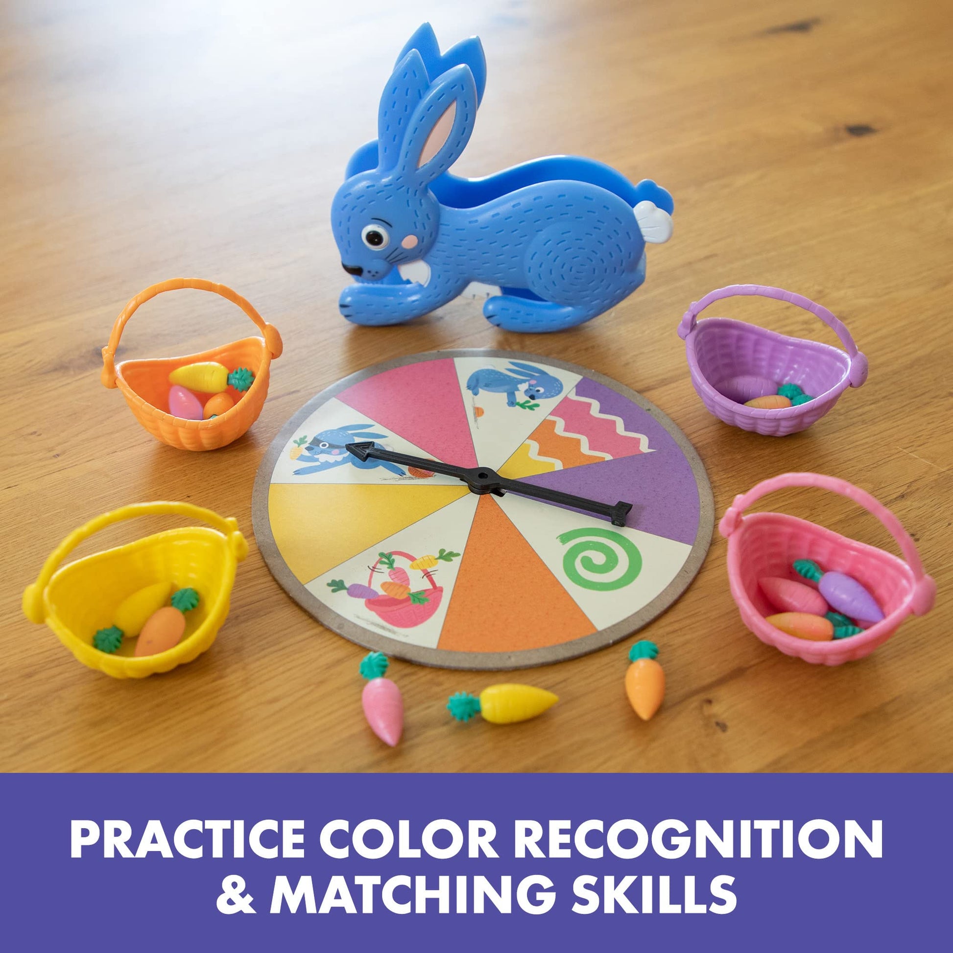 Educational Insights Hoppy Floppy's Happy Hunt - Toddler Board Games Ages 3-5, Early Learning Games for Preschoolers, Fine Motor Skills Toys