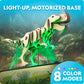 National Geographic Motorized T. Rex 3D Wood Puzzle Dinosaur Kit for Kids