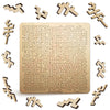 WOODSTERS Mind Bending Wooden Jigsaw Puzzle - Difficult Challenging Impossible Puzzles for Adults, Advanced Hard Jigsaw Puzzles - Aztec Labyrinth