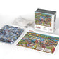 Boardwalk Boston Freedom Trail 1000 Piece Jigsaw Puzzle Historic Massachusettes Map Puzzles with Premium Box, Gift for Adults and Family 19"x26"