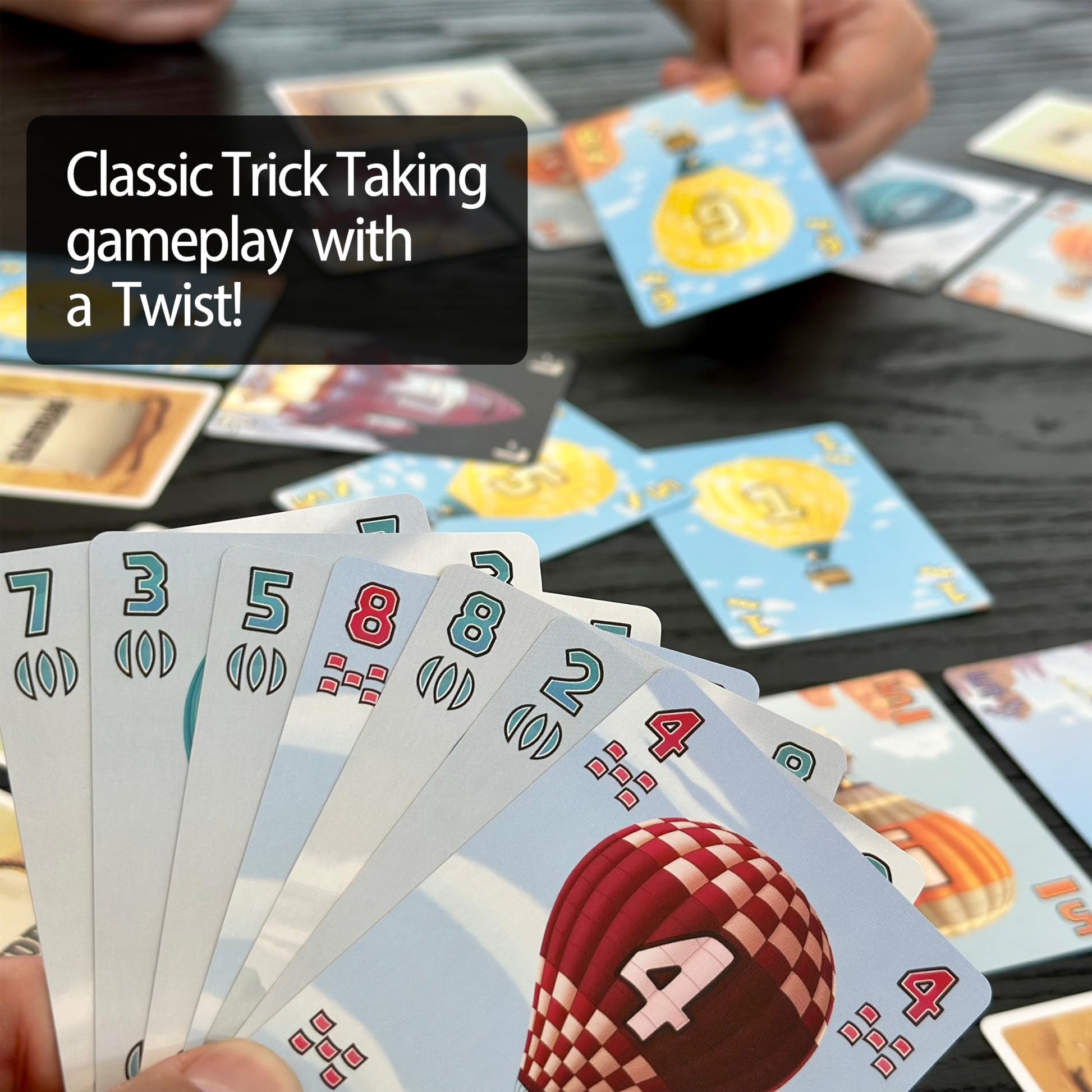 Sandbag - from The Creators of Cat in the Box Deluxe Edition Bézier Games - Trick Taking Card Game - 30 min Play time - Strategy Card Game for 3 to 6