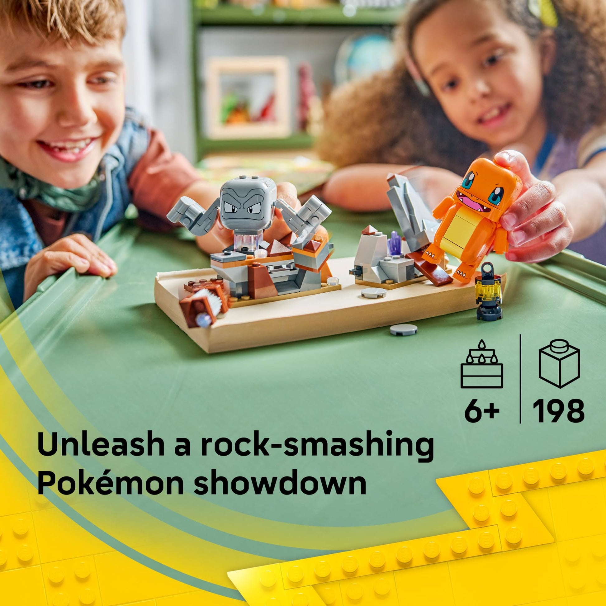LEGO Pokémon SMART Play: Charmander and Geodude's Cavern Clash 72157