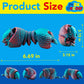 Maxdecoer 3D Printed Articulated Armadillo Toy, Flexible Movable Armadillo Desk Pet, Fidget Animal Figurine for Home Office Decor, Collectible Gift
