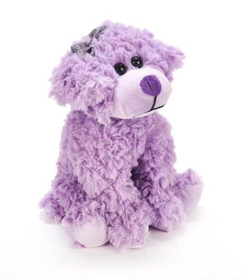The Petting Zoo Scruffy Dog Stuffed Animal, Gifts for Girls, Purple Dog Plush Toy 9 Inches