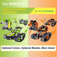 BIRANCO. Remote Control Tracked 3in1 Stunt Racer Building Kit - RC Car STEM Construction Toy, Gift Idea for Kids, Boys and Girls Ages 8-12 Year Old