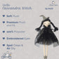 MON AMI Cassandra Witch Doll - 15” | Soft & Elegant Plush Doll for All Ages | Spooky, Cute Holiday & Halloween Decoration