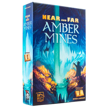 Red Raven Games, Near and Far Amber Mines - Strategy RPG Expansion - for 2 to 4 Players, Ages 14+