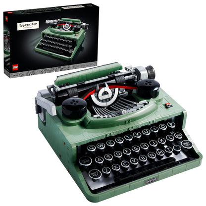 Lego Ideas Typewriter 21327 Building Set for Adults, Collectible Retro Display Model, Creative Hobbies Unique Gift Idea