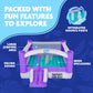 Sunny & Fun Inflatable Bounce House with Slide & Bouncy Posts