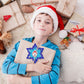 Fennoral 18 Pack DIY Snowflakes Craft Kit for Kids Make You Own Snowflake Foam Sticker Ornament DIY Christmas Arts and Crafts for Chirstmas Party