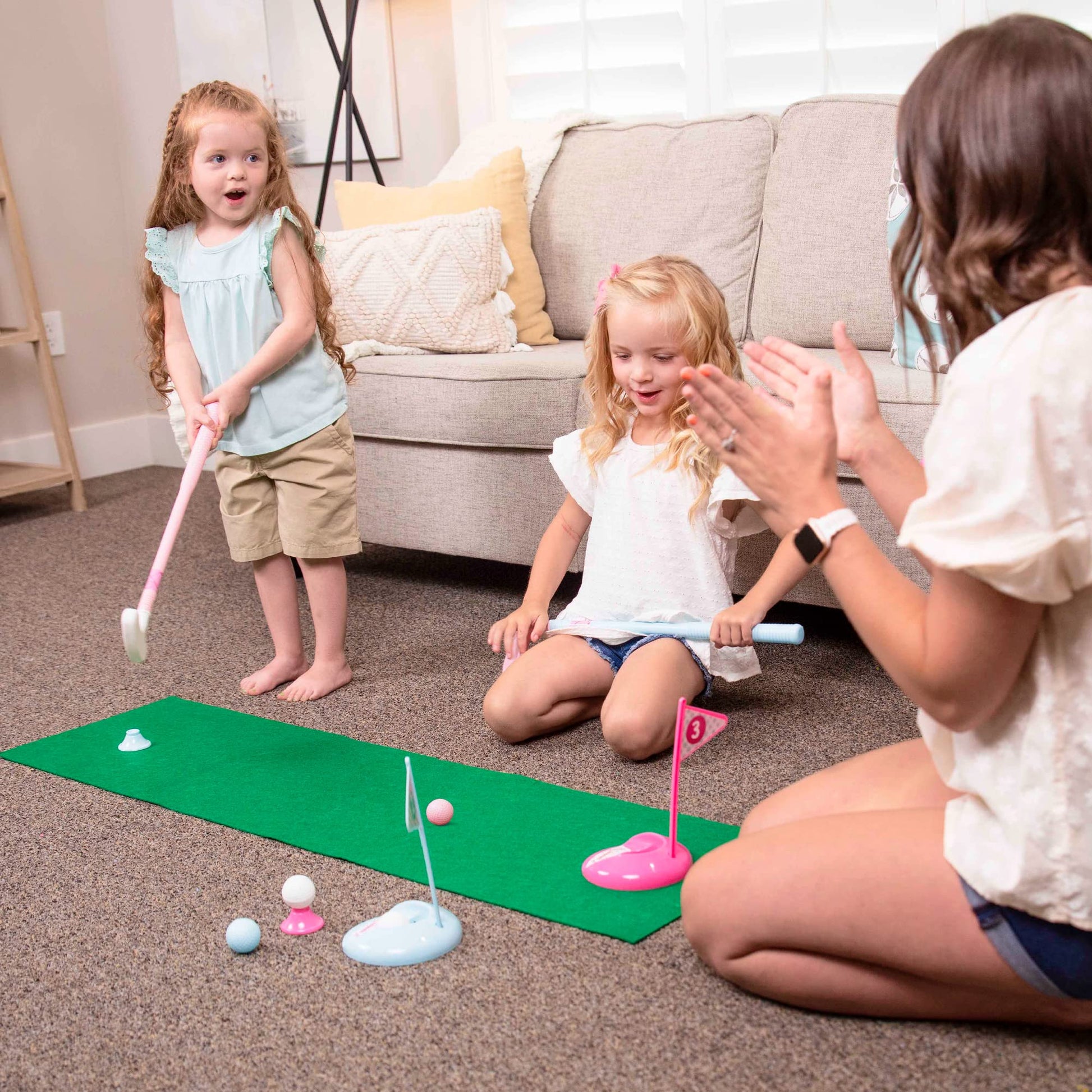 Hapinest Toddler Girl Golf Set, Pink