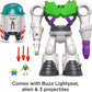 Fisher-Price Imaginext Preschool Toy Disney Pixar Toy Story Buzz Lightyear Robot Playset with Spaceship for Pretend Play Kids Ages 3+ Years