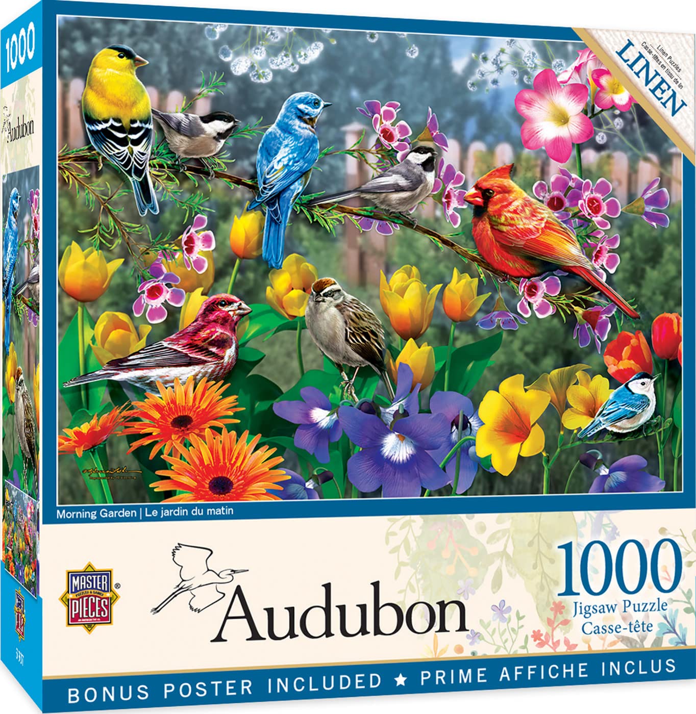 MasterPieces 1000 Piece Jigsaw Puzzle for Adults, Family, Or Youth - Morning Garden - 19.25"x26.75"
