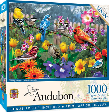 MasterPieces 1000 Piece Jigsaw Puzzle for Adults, Family, Or Youth - Morning Garden - 19.25"x26.75"