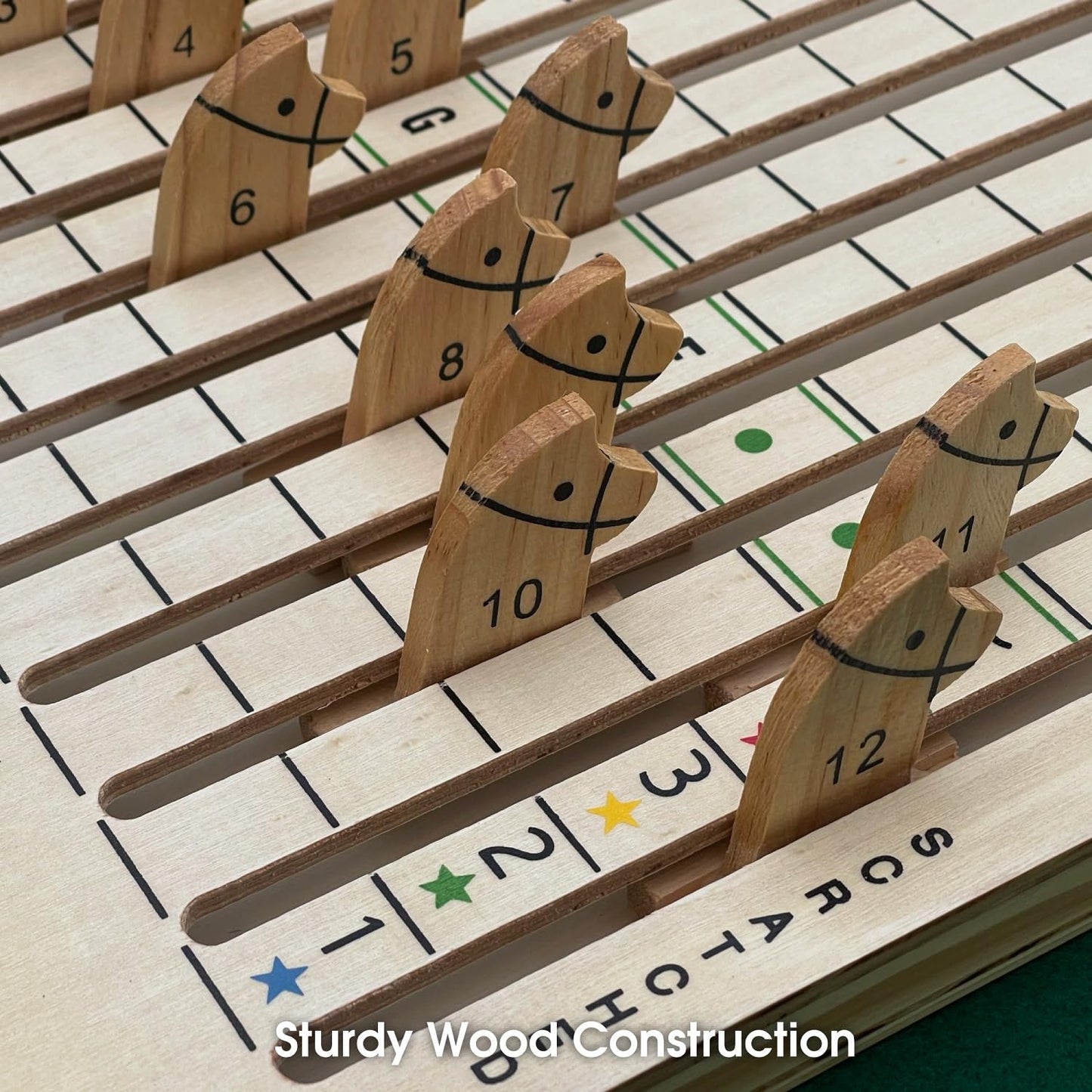 CHH The Racing Horse Game - Classic Family Board Game - Quality Construction and Fun for All Ages