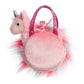 Aurora® Fashionable Fancy Pals™ Sparkle Heart Pink™ Llamacorn Stuffed Animal - Plush with Stylish Purse for Dress Up Fun - Perfect for Kids 3+ Years