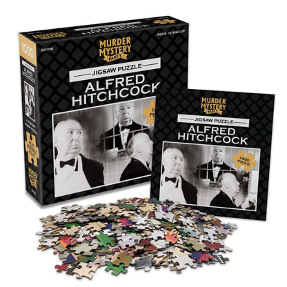 Classic Mystery Jigsaw Puzzle - Alfred Hitchcock, Black