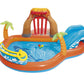 Bestway Lava Inflatable Play Center | Includes Play Balls, Ball Ramp, Ring Toss Game, Water Blob,