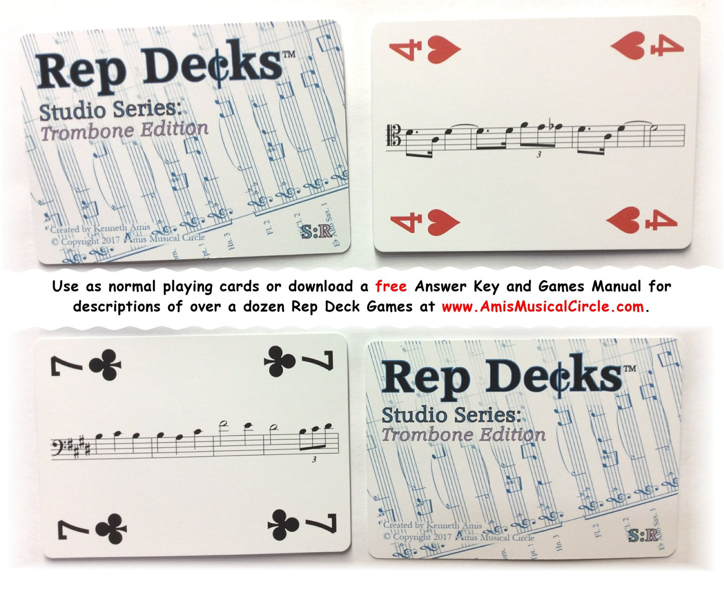 Rep Decks - Studio Series: Trombone Edition