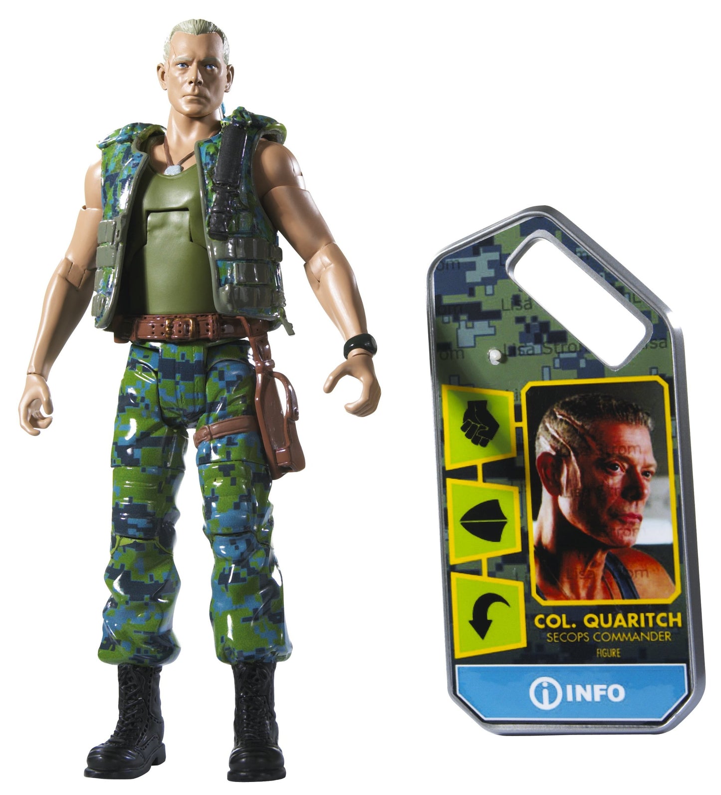 Mattel Avatar Movie Masters Colonel Miles Quatrich Figure