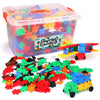 Snapid Building Bricks 1000 Pcs Connecting Toy - Strong Durable Colorful Block Set w Storage, Interlinking Construction Blocks for Kids - STEM
