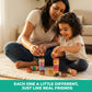 My Family Builders 16-Piece Magnetic Wooden Friends Set, Diversity Dolls