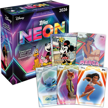 2026 Topps Disney Neon - Factory Sealed - Mega Box