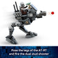 LEGO Star Wars AT-RT Attack - Building Toy for Boys & Girls, Ages 7+ - with The Mandalorian & Grogu Minifigures - Playset for Kids - Gift