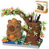 JYLWSMHU Capybara Building Block Set 1880 Pcs Animal Desk Pen Holder Model Kit for Adults & Teens Cute Stationary Organizer Home Office Decor Display