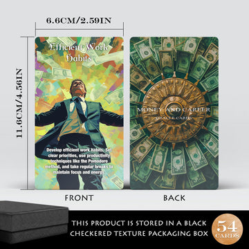 Pacify Money and Career Oracle Cards 54 Finance Oracle Cards Deck for Beginners: Abundance, Manifestation, Career Growth and Goal Setting