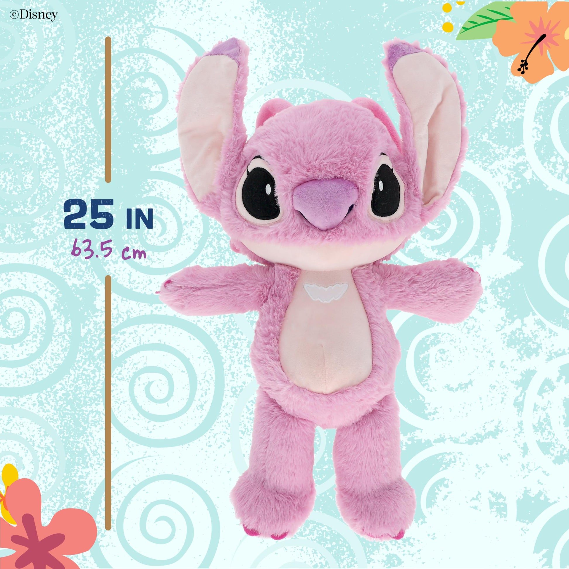 Disney Baby Angel Stuffed Animal Plush Toy, 25 Inches